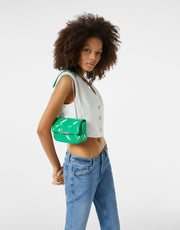 Quilted vinyl bag